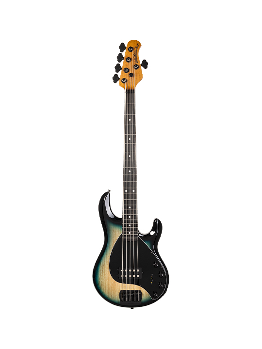 Music Man StingRay 5 H Special Mean Blue Burst Black Hardware