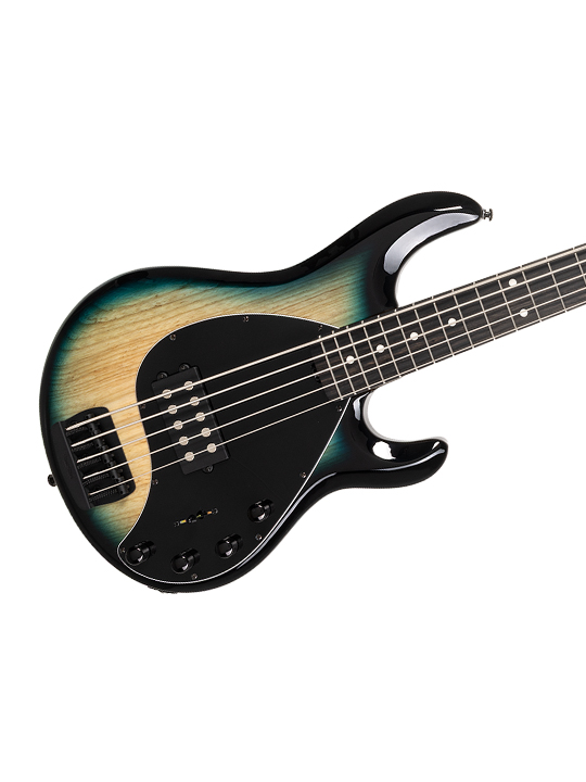 Music Man StingRay 5 H Special Mean Blue Burst Black Hardware
