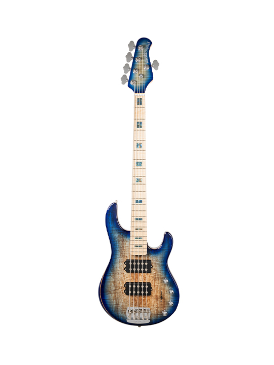 Music Man StingRay 5 HH BFR Paua Blue Burst Limited Edition