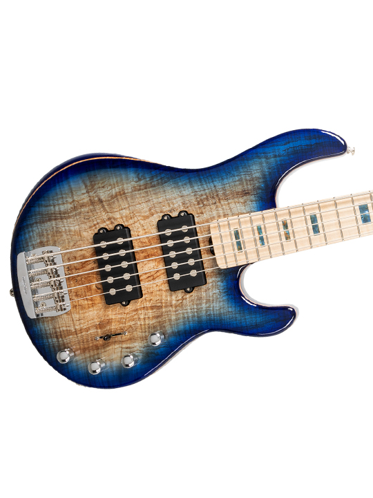 Music Man StingRay 5 HH BFR Paua Blue Burst Limited Edition
