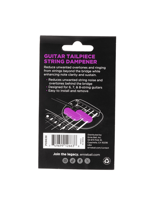 Ernie Ball String Dampener Guitar Tailpiece