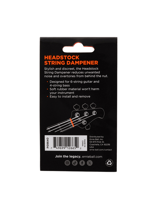 String Dampener - Guitar Headstock