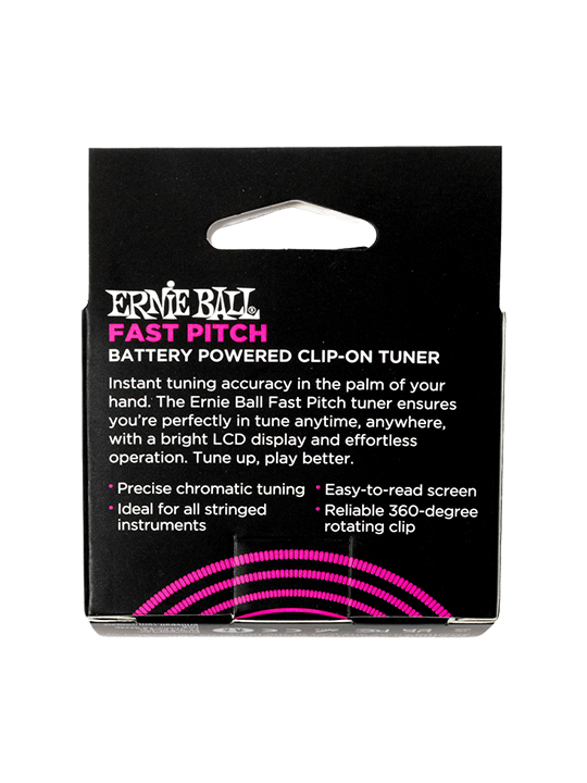 Ernie Ball Fast Pitch Clip-On Tuner
