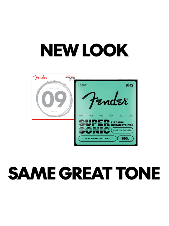 Fender SuperSonic 150L Pure Nickel Guitar Strings .009-.042