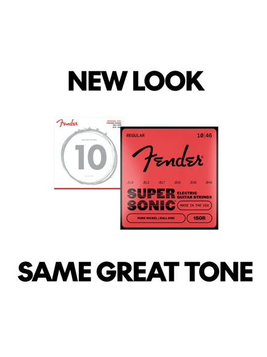 Fender SuperSonic 150R Pure Nickel Guitar Strings .010-.046