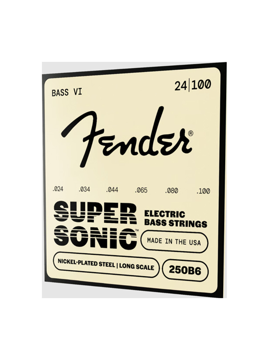 Fender SuperSonic 250B6 Nickel-Plated Steel Bass VI Strings .024-.100