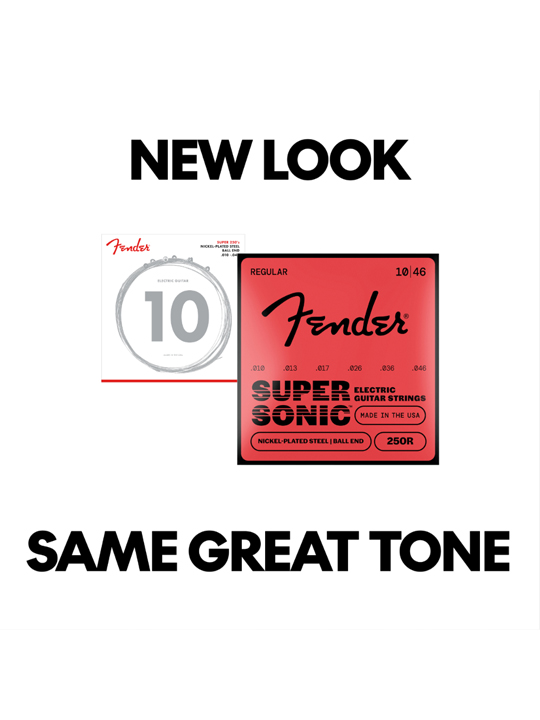Fender SuperSonic 250R Nickel-Plated Steel Guitar Strings .010-.046