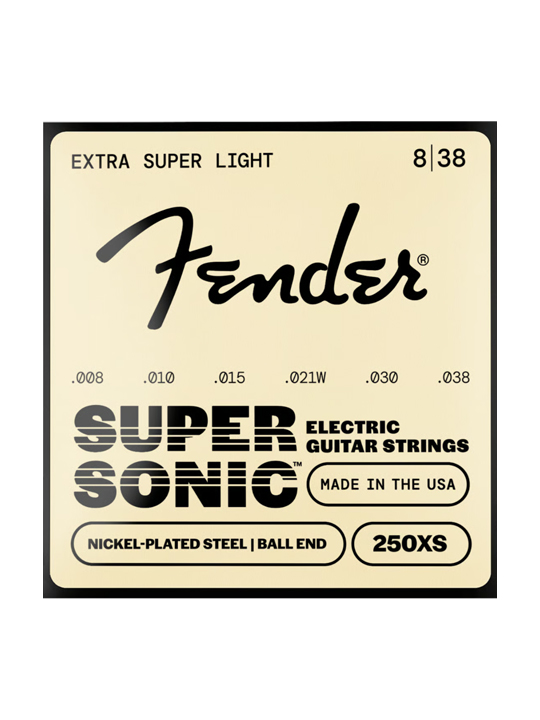 Fender SuperSonic 250XS Nickel-Plated Steel Guitar Strings .008-.038
