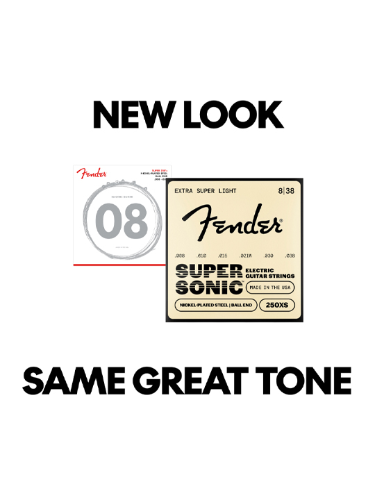 Fender SuperSonic 250XS Nickel-Plated Steel Guitar Strings .008-.038