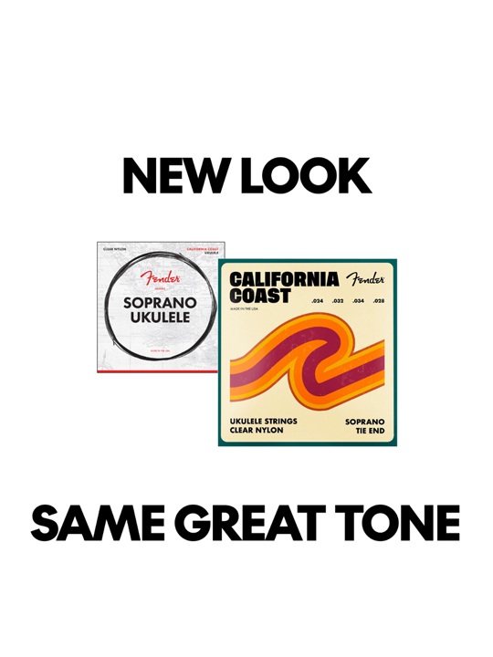 Fender California Coast Soprano Ukulele Strings