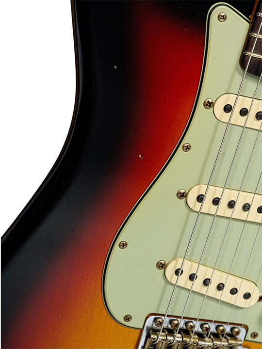 Fender Custom Shop B6 1960 Stratocaster Journeyman Bleached 3-Color Sunburst