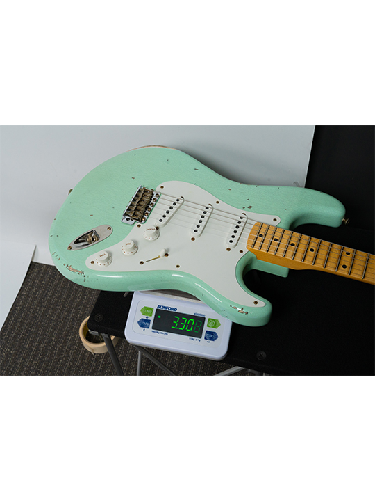 Fender Custom Shop LR25-58 C/R Stratocaster Relic Faded Aged Surf Green