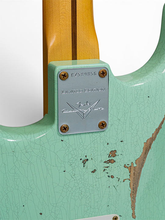 Fender Custom Shop LR25-58 C/R Stratocaster Relic Faded Aged Surf Green