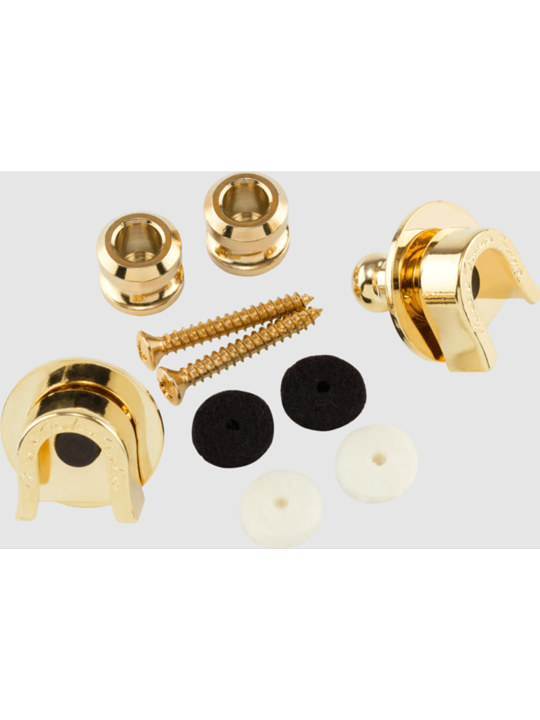 Fender Security Strap Locks Gold